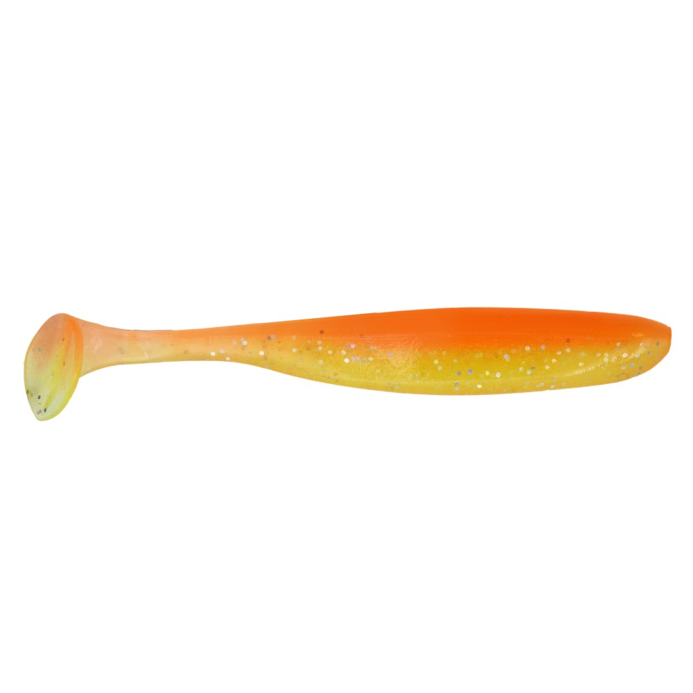 Keitech Easy Shiner 4,5 Gummifisch 4,5 - 11,3cm - 7,3g - Orange Rainbow - 6Stück