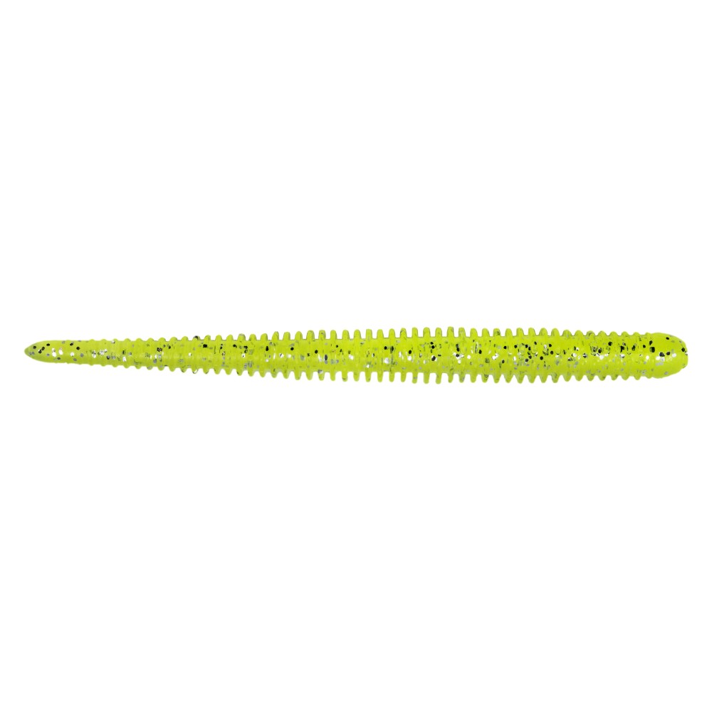 Keitech Easy Shaker Gummiwurm 3,5 - 9,5cm - 1,9g - Chartreuse Ice - 12Stück