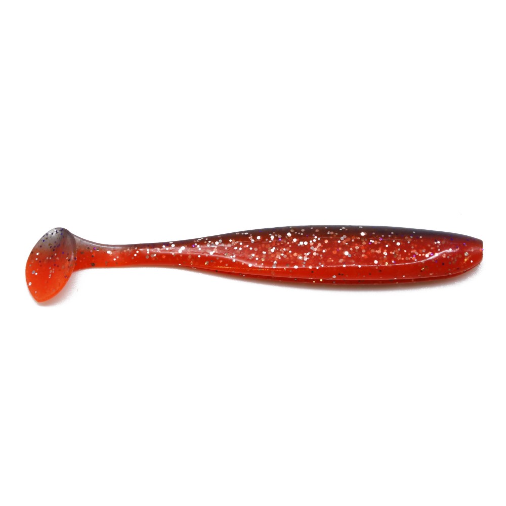 Keitech Easy Shiner 4" - Gummifische 4" - 10cm - 5g - Hot Orange - 7Stück