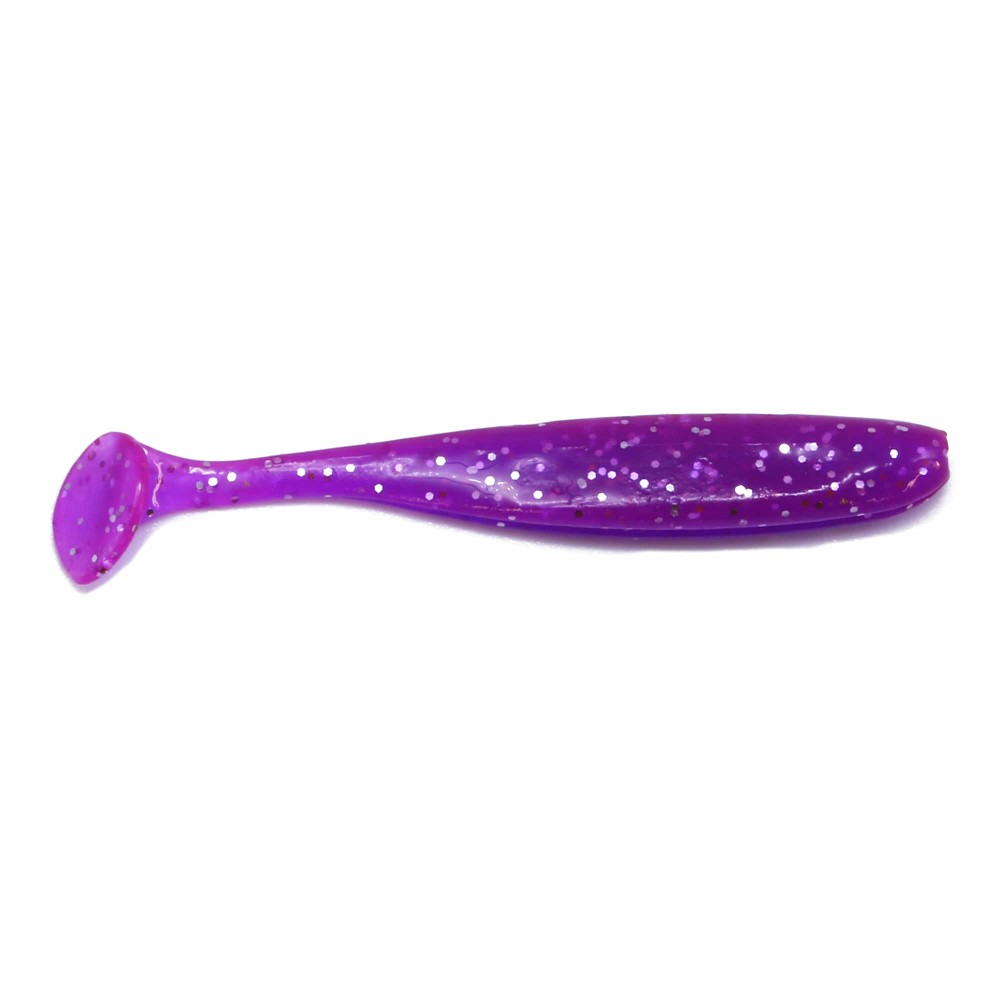 Keitech Easy Shiner 2 Gummifische 2 - 5,4cm - 1g - Purple Chameleon / Silver FLK - 12Stück