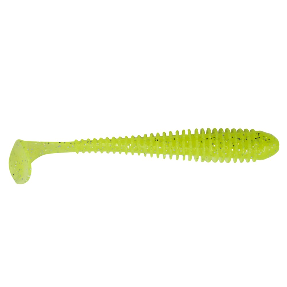 Keitech Swing Impact - Gummifisch 3,5" - 8,5cm - 3,2g - Toxic Chart - 8Stück