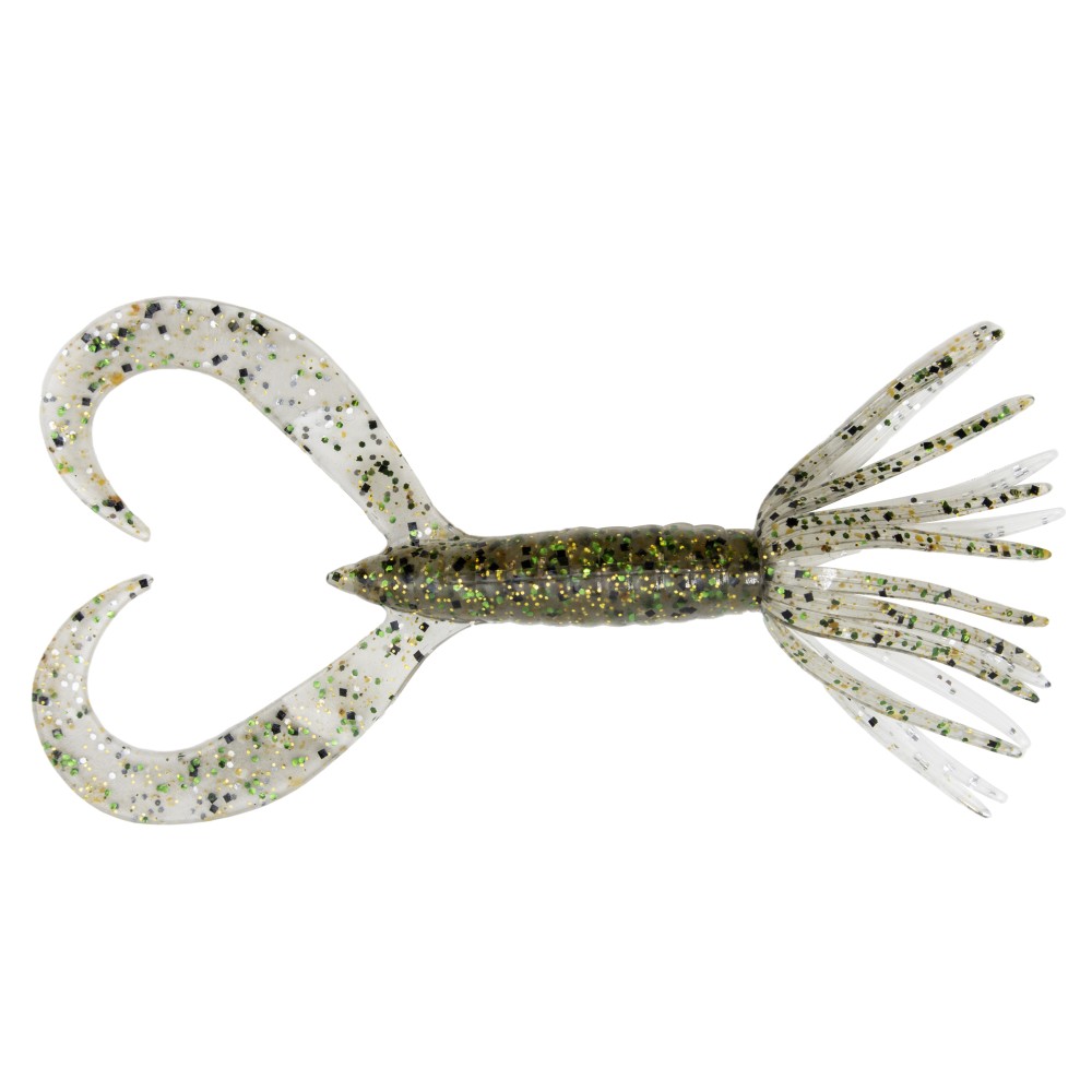 Keitech Little Spider Twister 3 - 7,2cm - 1,7g - Silver Flash Minnow - 8Stück