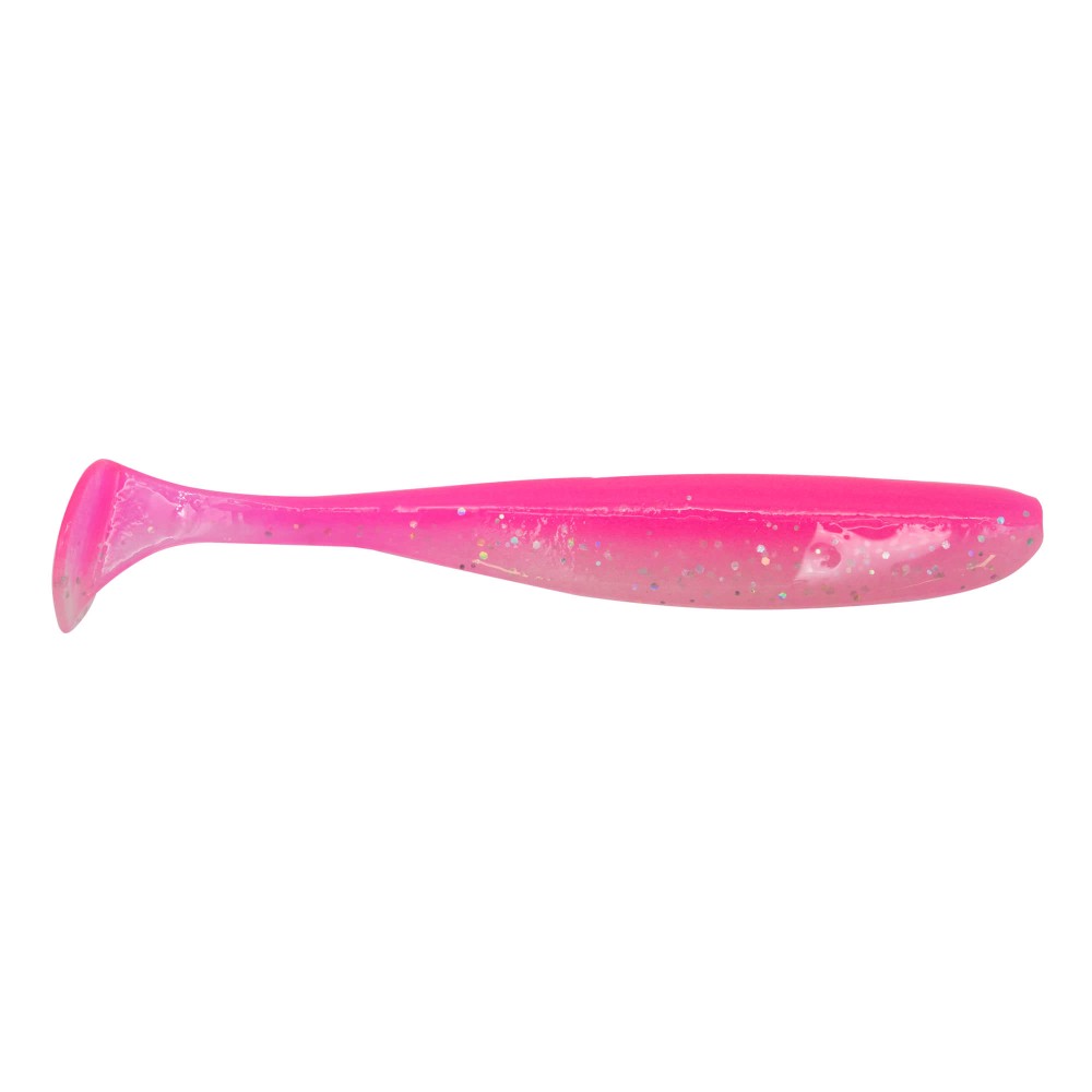 Keitech Easy Shiner 4 Gummifische 4 - 10cm - 5g - Pink Glow - 7Stück