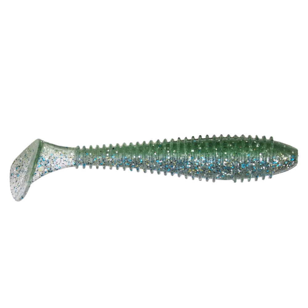 Keitech FAT Swing Impact Gummifisch 3,3" - 8,2cm - 6g - Green Shad - 7Stück