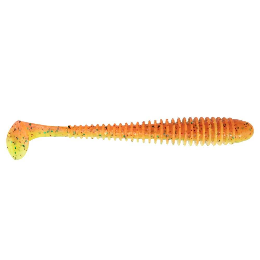 Keitech Swing Impact - Gummifisch 3,5" - 8,5cm - 3,2g - Fire Chart - 8Stück