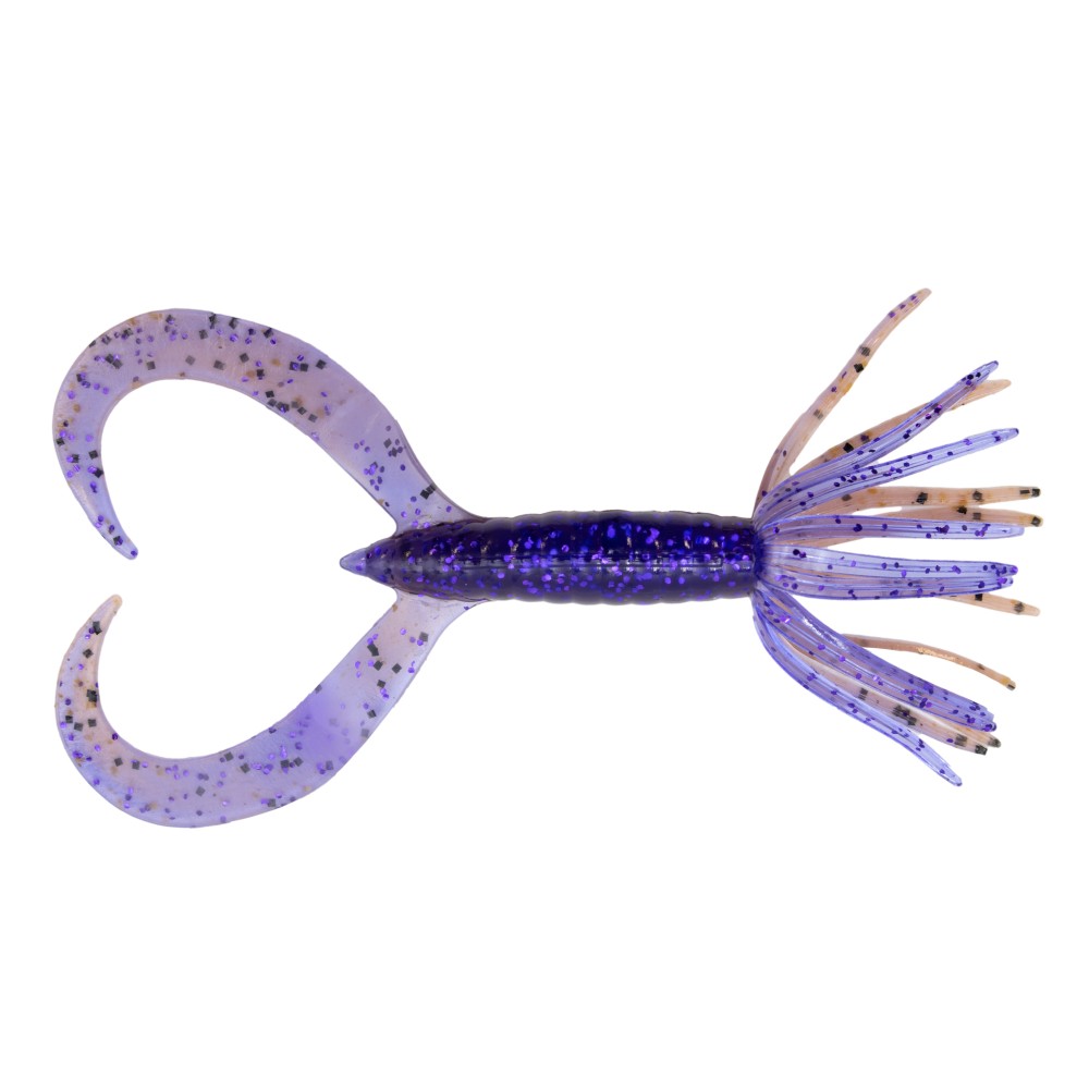 Keitech Little Spider Twister 2" - 4,8cm - 1,1g - Purple Jerry - 8Stück