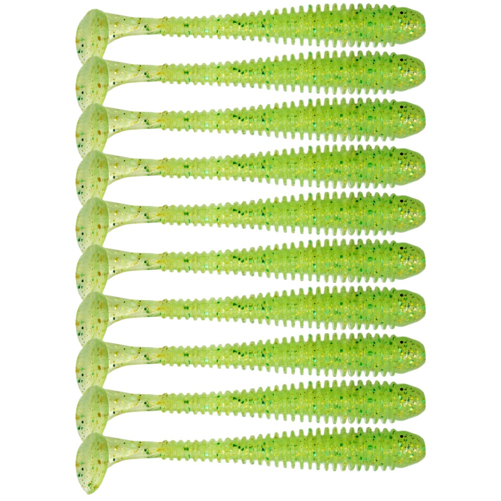 Keitech Swing Impact 3 - 8cm - 2,1g - LT Chart Lime Shad- 10Stück