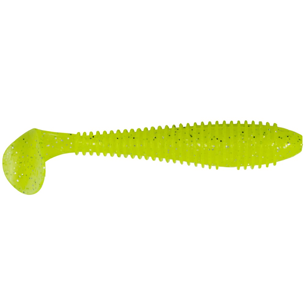 Keitech FAT Swing Impact - Gummifisch 3,3" - 8,2cm - 6g - Toxic Chart - 7Stück