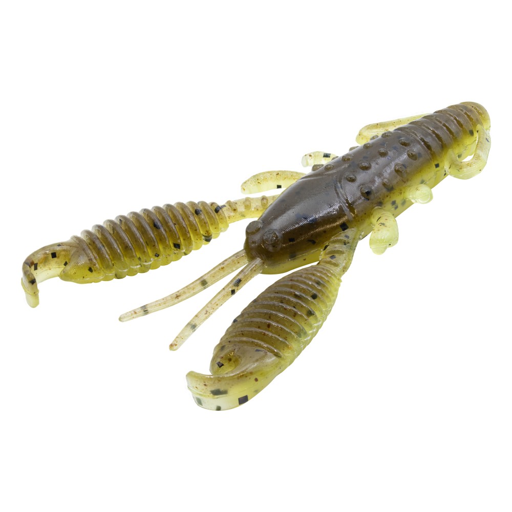 Reins Ring Craw - Creaturebait 3 - Green Pumpkin Chart Melon - 6 Stück