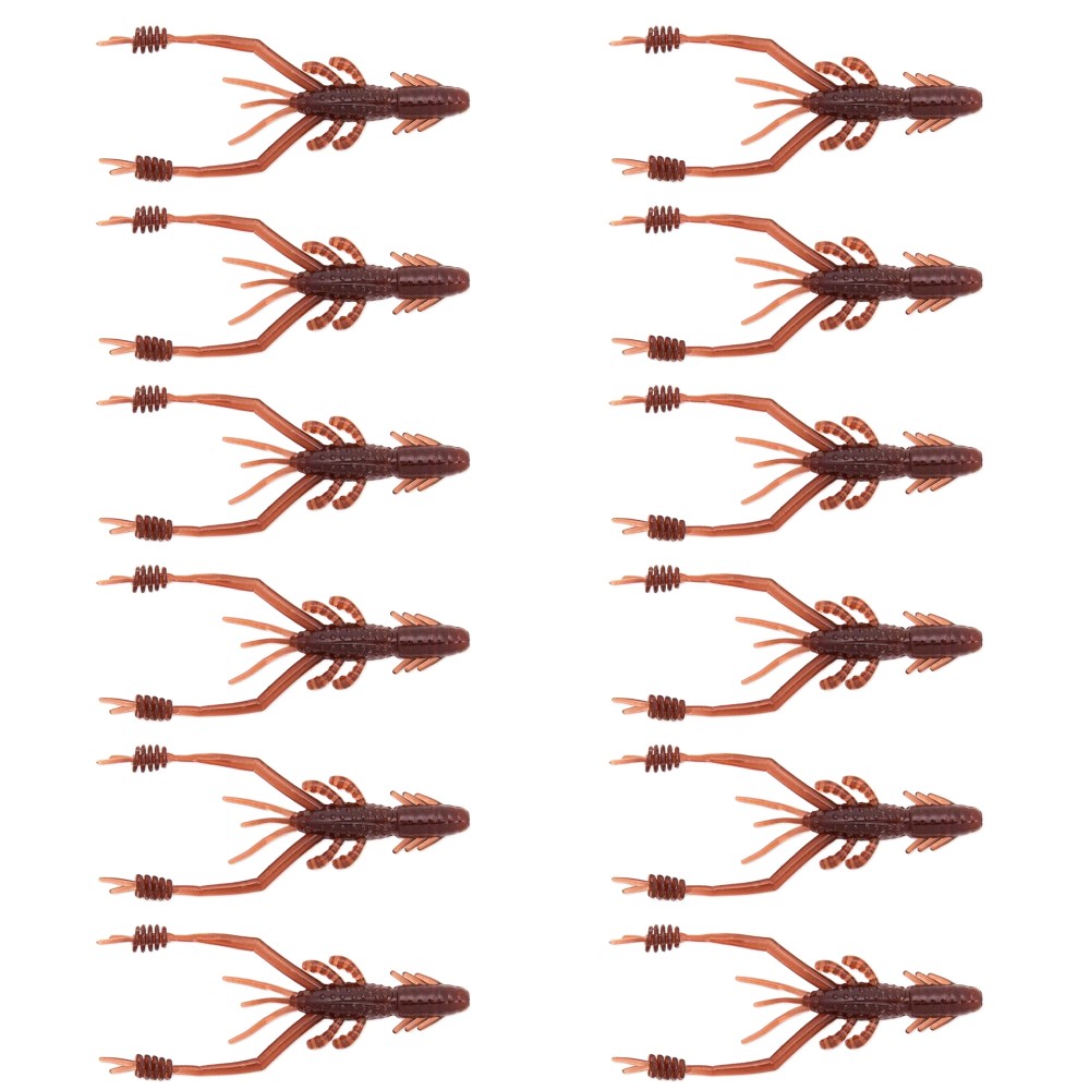 Reins Ring Shrimp 2" 4,8cm Cola (Scuppernong) 4,8cm - Cola (Scuppernong) - 0,5g - 12Stück