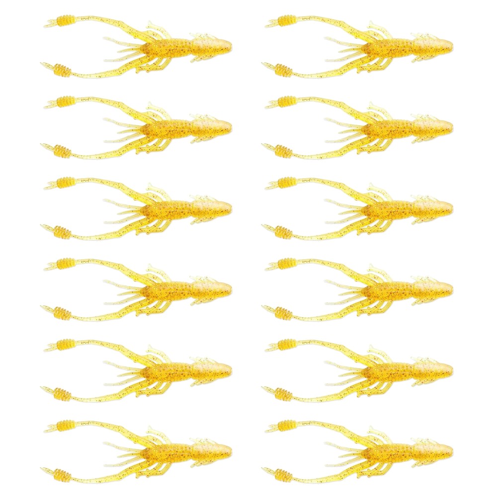 Reins Ring Shrimp 2 4,8cm Motoroil Gold flk. 4,8cm - Motoroil Gold flk. - 0,5g - 12Stück