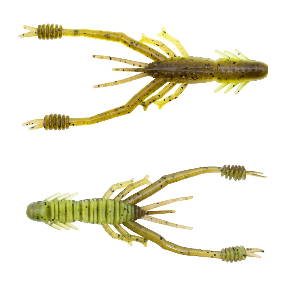 Reins Ring Shrimp - Creaturebait 4 - Green Pumplin Chart Melon - 6 Stück