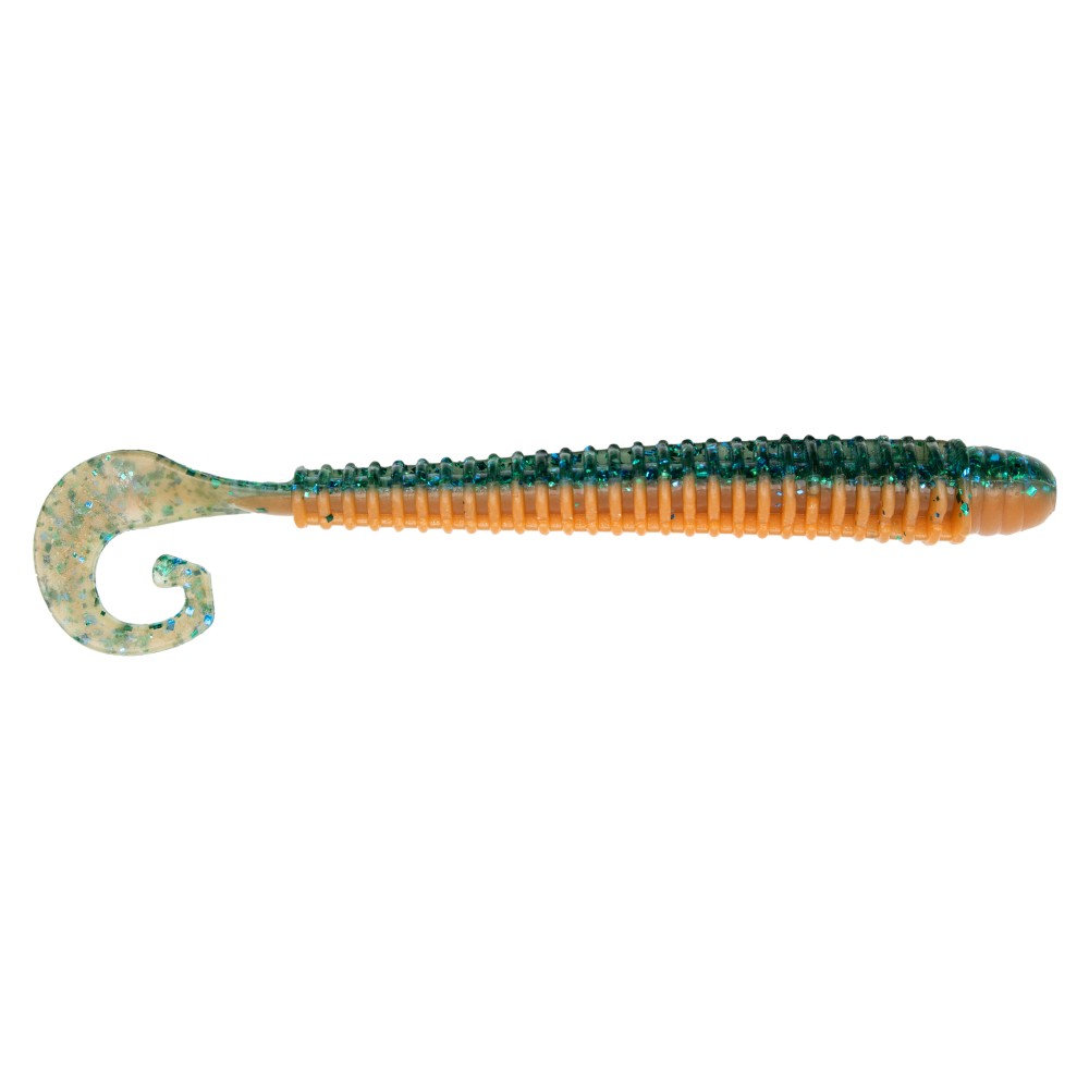 Reins G-Tail Saturn - Gummiwurm 4 - Strike Orange - 9 Stück