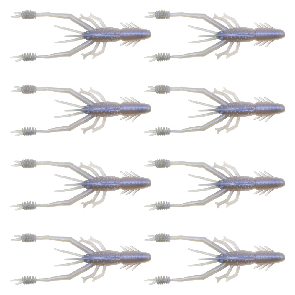 Reins Ring Shrimp Creaturebait 3" - Natural Pro Blue - 8 Stück