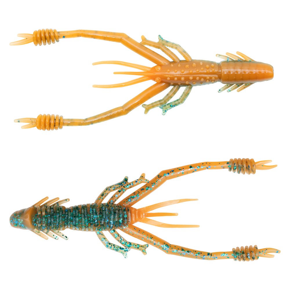 Reins Ring Shrimp - Creaturebait 5 - Strike Orange - 5 Stück