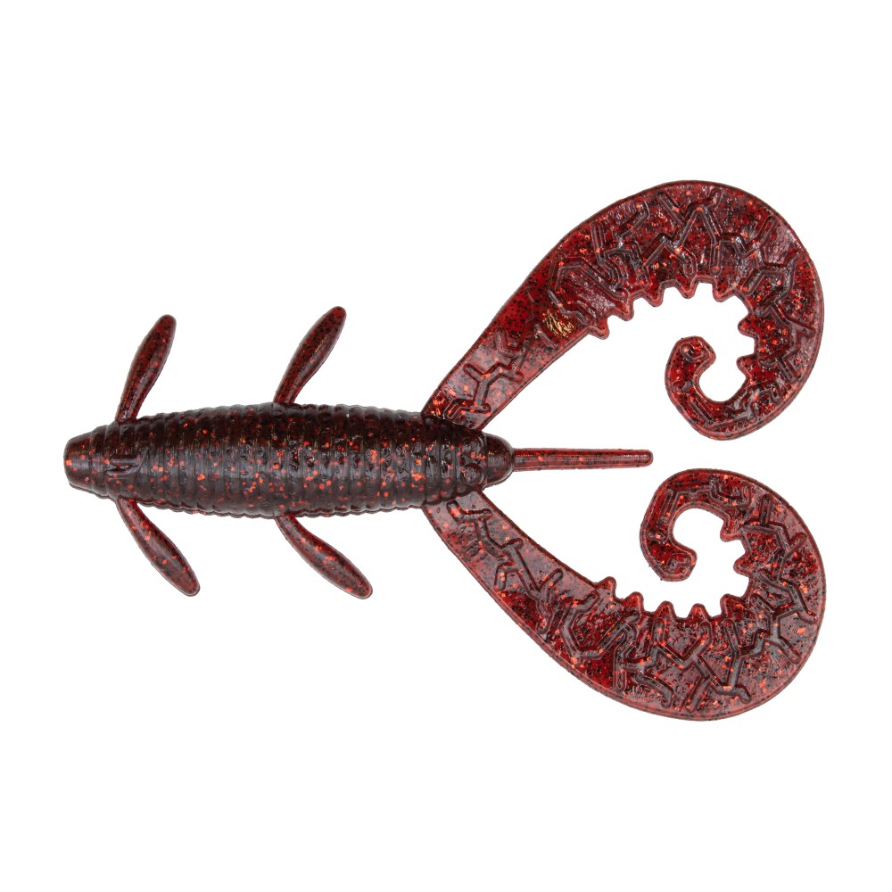 Reins G-Tail Twin - Grub 2 - Shrimp & Crab - 10 Stück