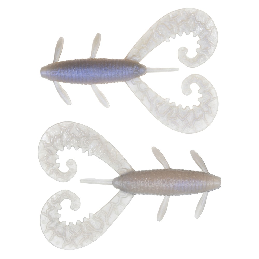 Reins G-Tail Twin - Grub 3 - Natural Pro Blue - 6 Stück