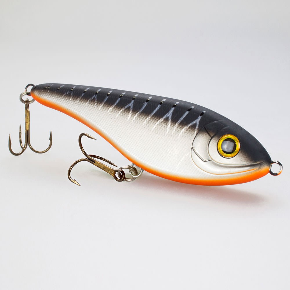 Strike Pro Buster Jerk - Jerkbait 15cm - Grey Shadow - 75g - 1Stück