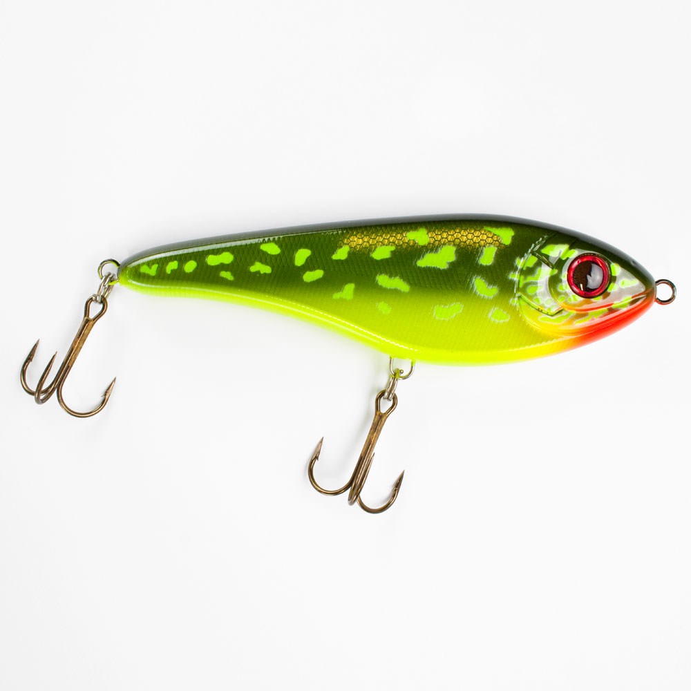 Strike Pro Buster Jerk - Jerkbait 15cm - Hot Pike- 75g - 1Stück