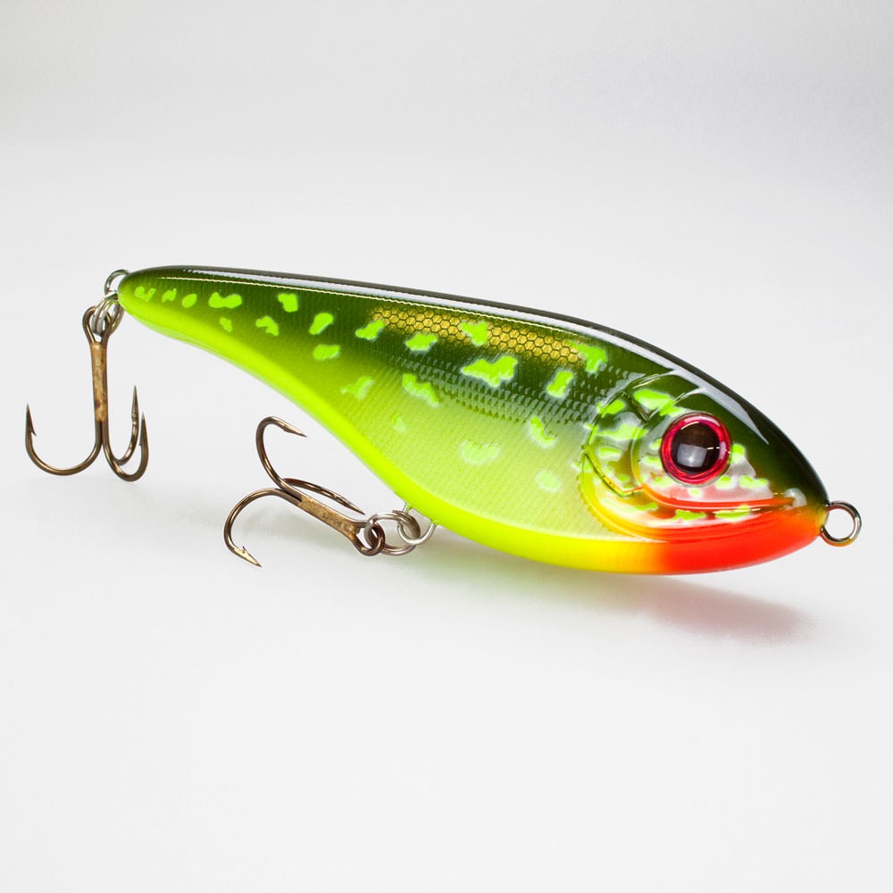 Strike Pro Buster Jerk - Jerkbait 15cm - Hot Pike- 75g - 1Stück
