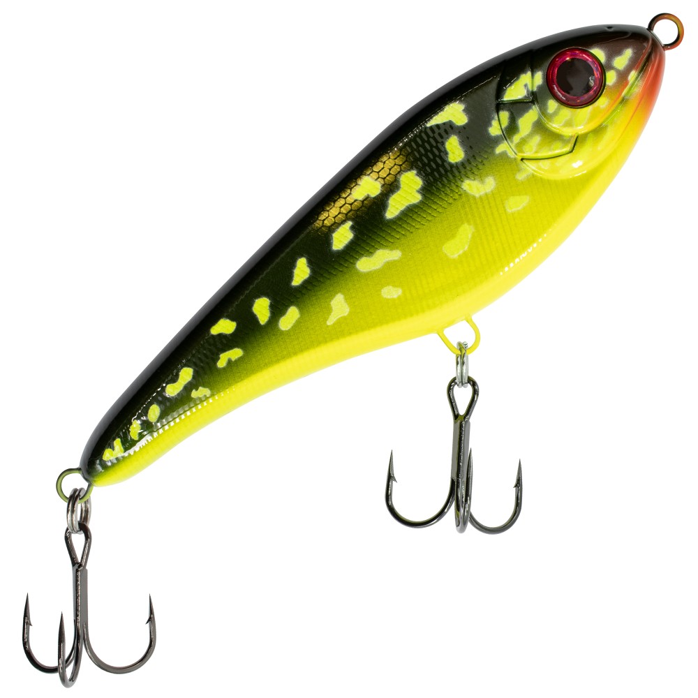 Strike Pro Buster Jerk Jerkbait 15cm - Hot Pike - 64,5g - 1Stück