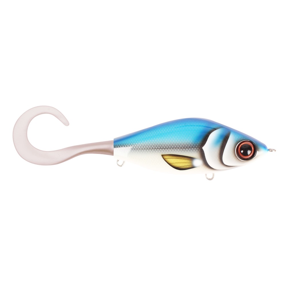 Strike Pro Guppie Downsize by TrueGlide - Jerk-/Glidebait 145mm - Blue Heaven- Pearl White