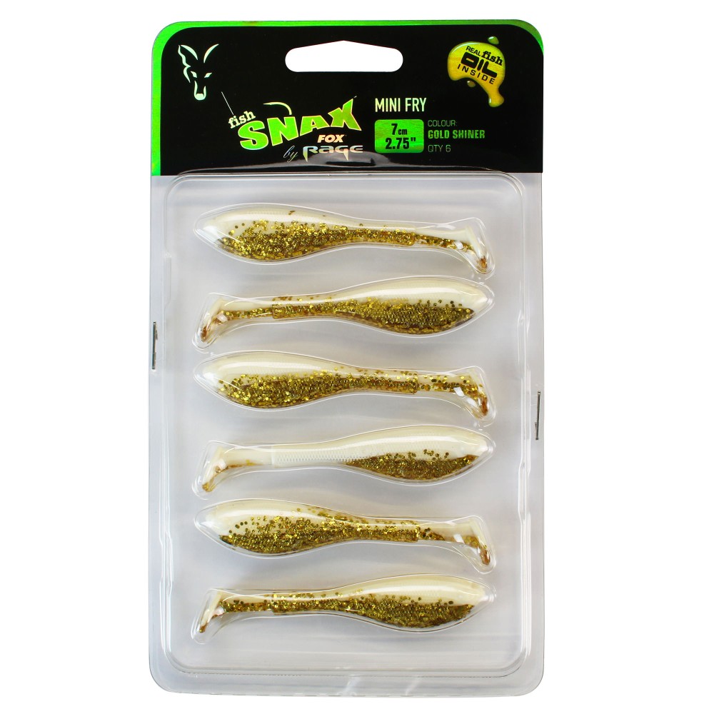 Fox Rage Mini Fry 7cm - Gold Shiner - 3g - 6 Stück