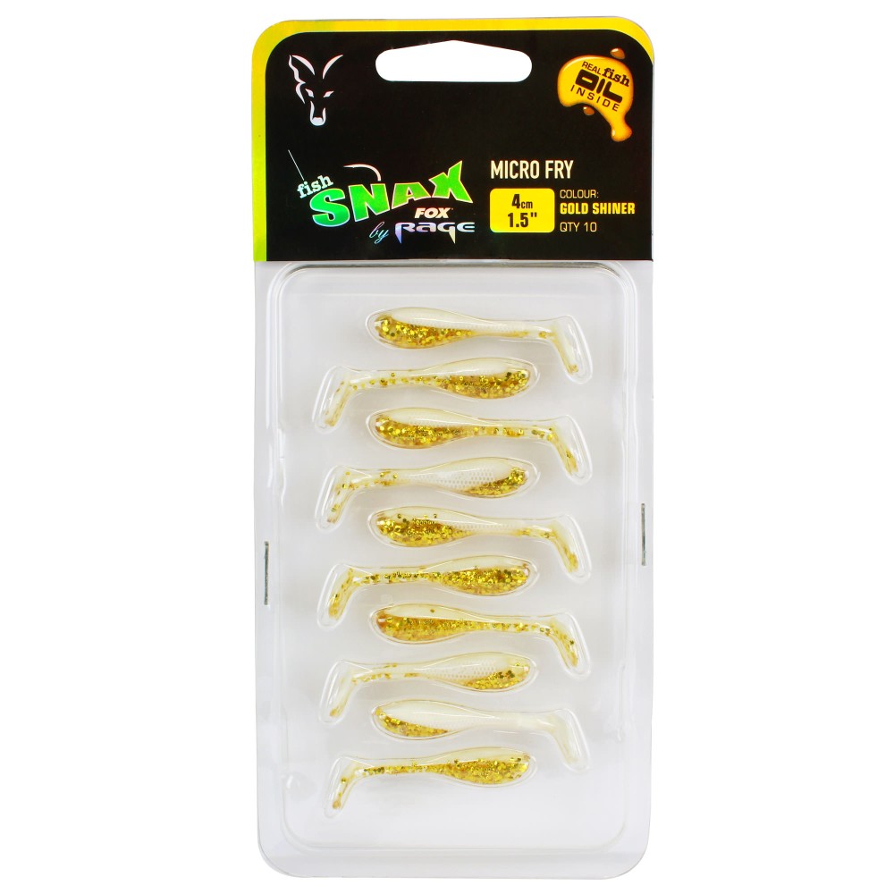 Fox Rage Micro Fry 4cm - Gold Shiner - 0.7g - 10 Stück