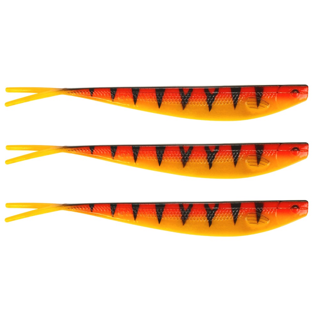 Fox Rage Fork Tail Gummifisch 18,00cm - Hot Tiger UV - 3Stück