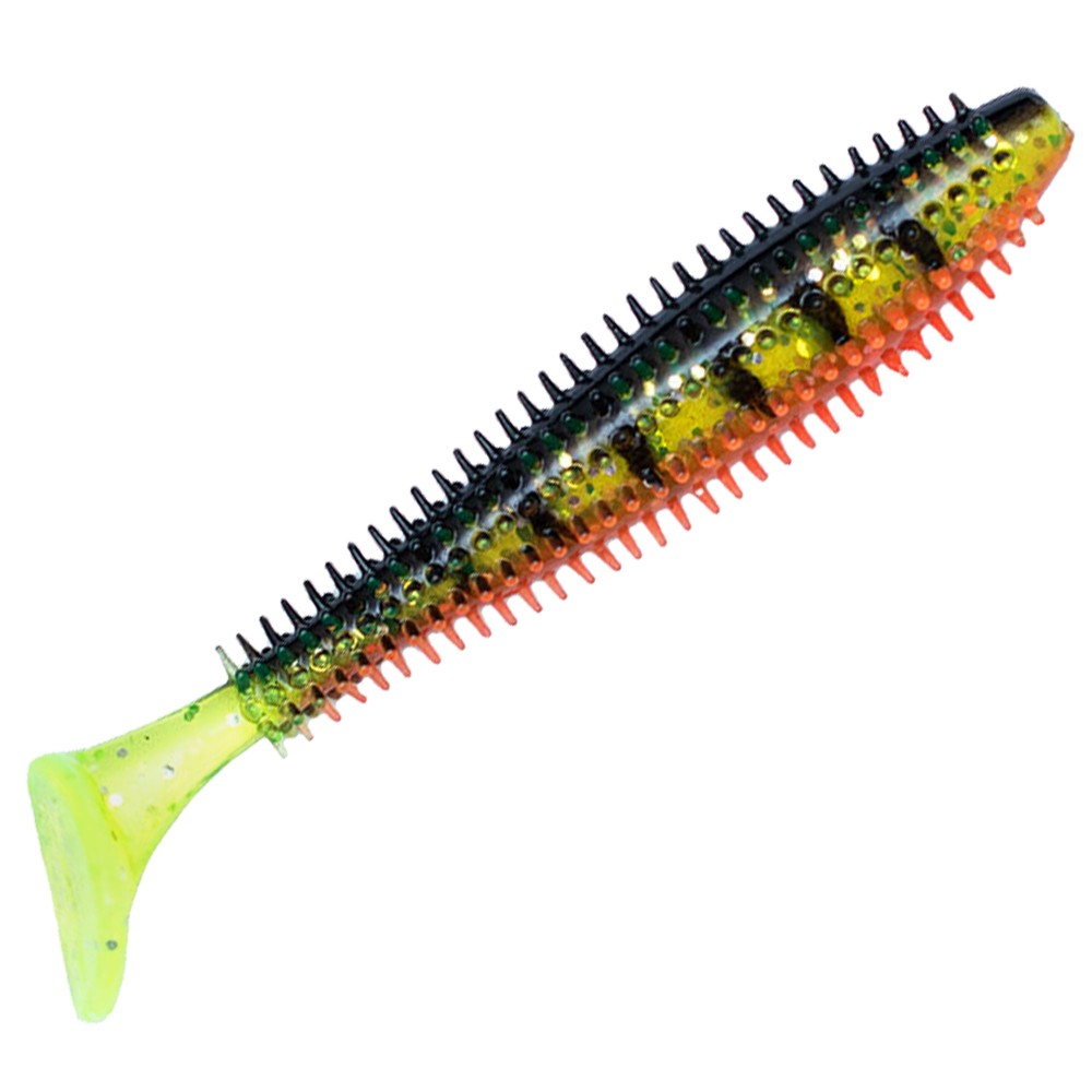 Fox Rage Spikey Shad Ultra UV Gummifisch 6cm - Perch - 1 Stück