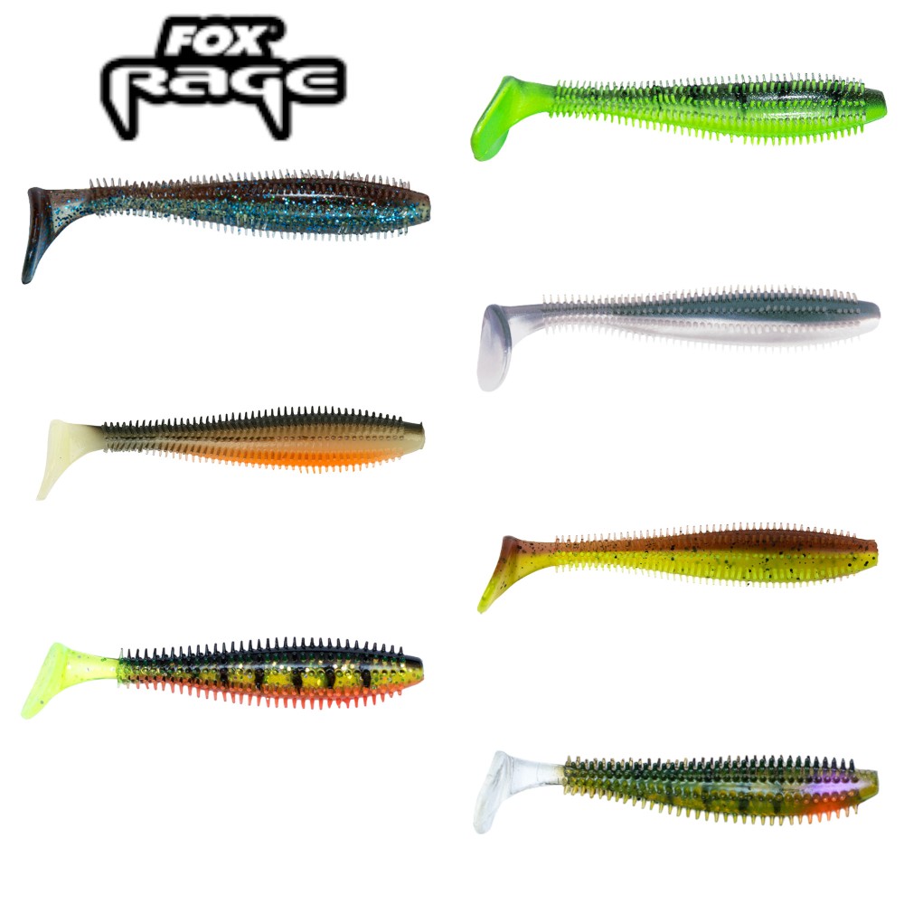 Fox Rage Spikey Shad Ultra UV Gummifisch 6cm - Stickleback - 1 Stück