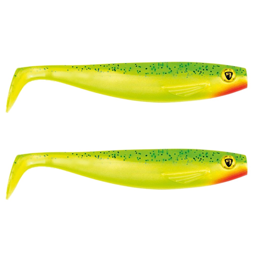 Fox Rage Pro Shad Gummifisch 14cm - UV Lemontiger - 2Stück