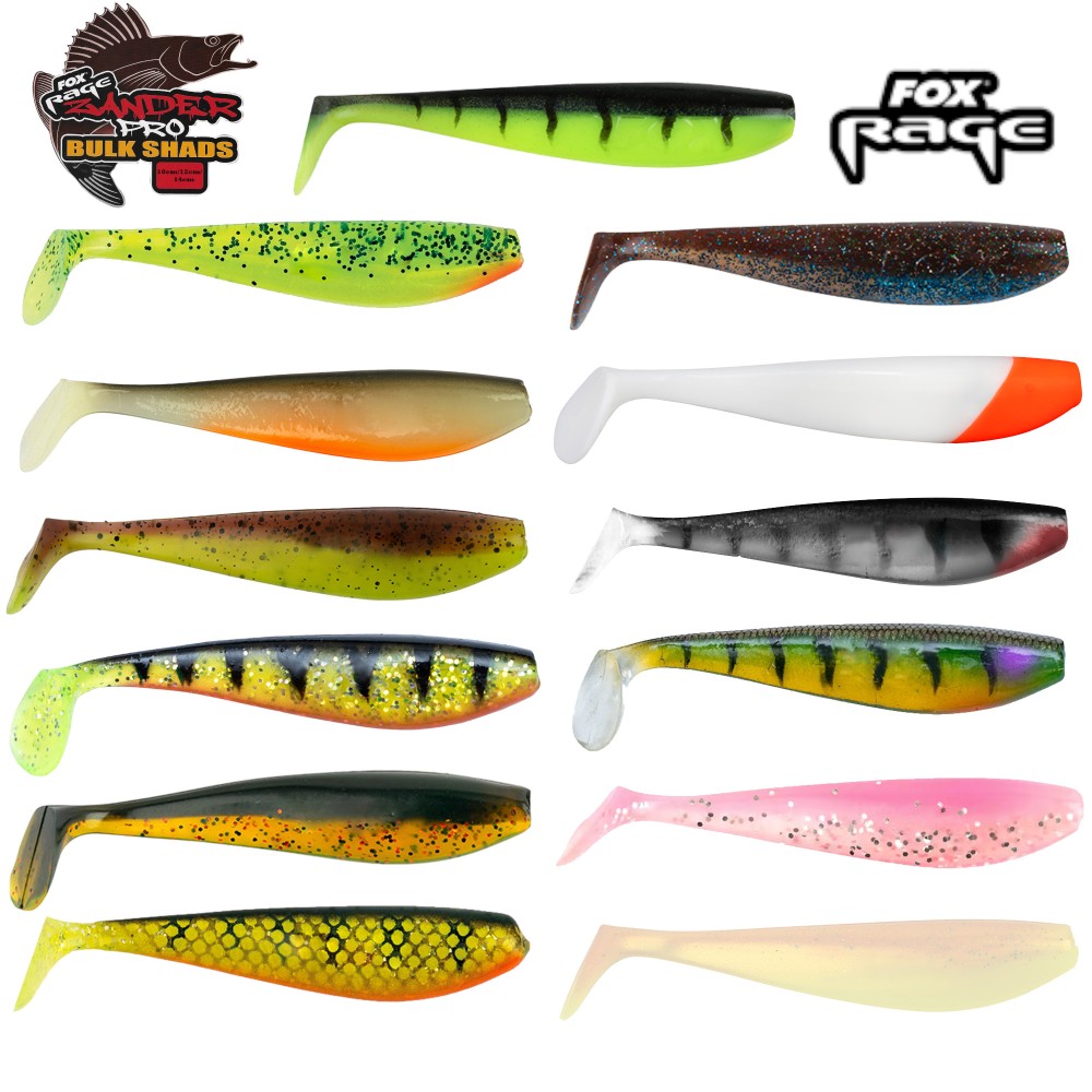 Fox Rage Zander Pro Shad Gummifisch 12cm - Green Pumpkin - 1 Stück