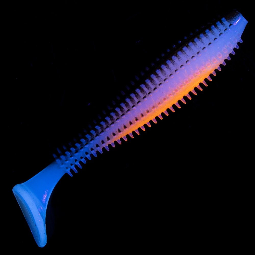 Fox Rage Spikey Shad Ultra UV - Gummifisch 6cm - Hot Olive - 1 Stück