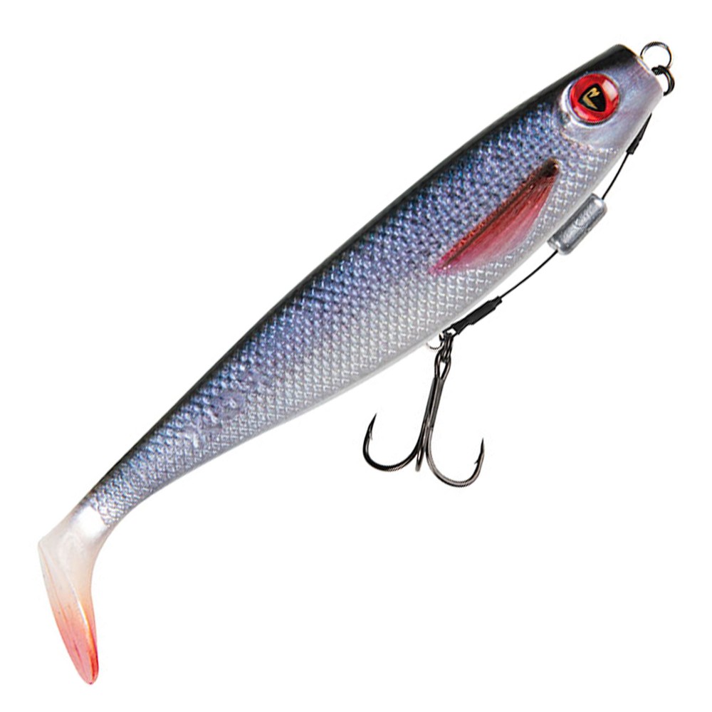 Fox Rage Loaded Pro Shad - vormontierter Gummifisch 14cm - Super Natural Roach - 24g - 1 Stück