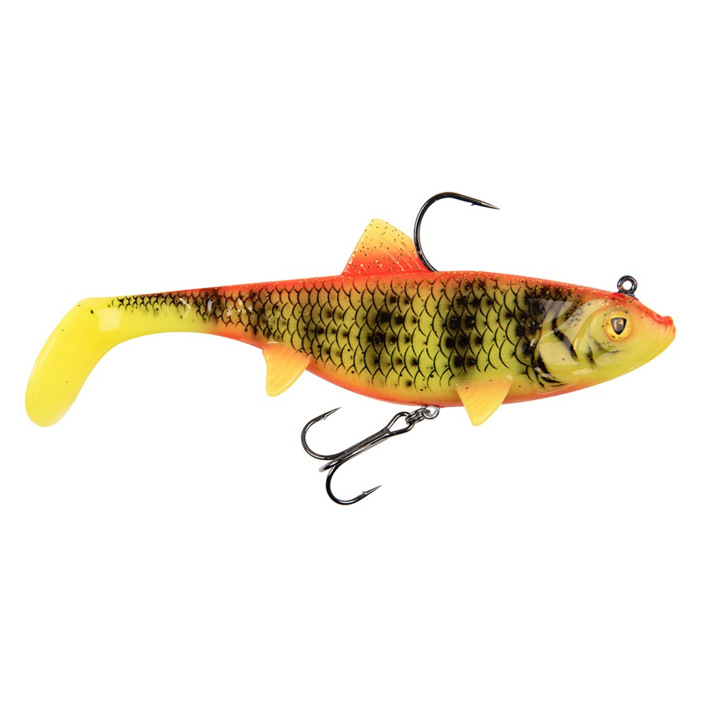 Fox Rage Replicant Wobble - Swimbait 18cm - UV Bright Perch - 90g - 1 Stück