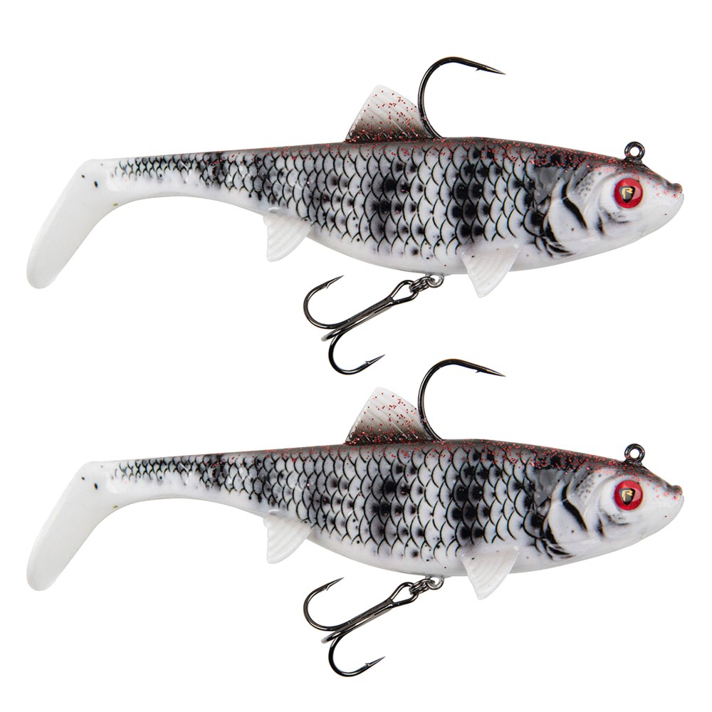 Fox Rage Replicant Wobble - Swimbait 7.5cm - UV Zebra - 11g - 2 Stück
