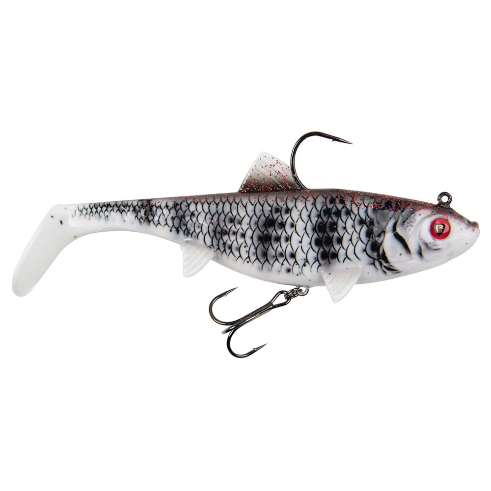 Fox Rage Replicant Wobble - Swimbait 14cm - UV Zebra - 55g - 1 Stück