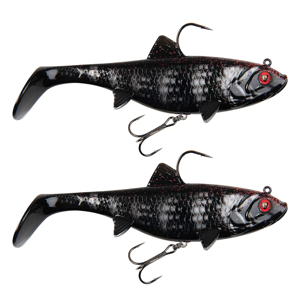 Fox Rage Replicant Wobbler - Swimbait 7.5cm - UV Nightmare - 11g - 2 Stück
