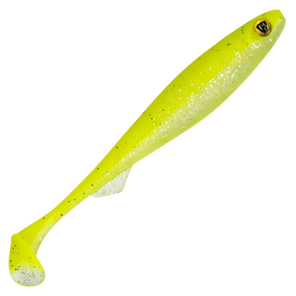 Fox Rage Slick Shad Ultra UV Gummifisch 13cm - UV Chartreuse Ayu - 1Stück