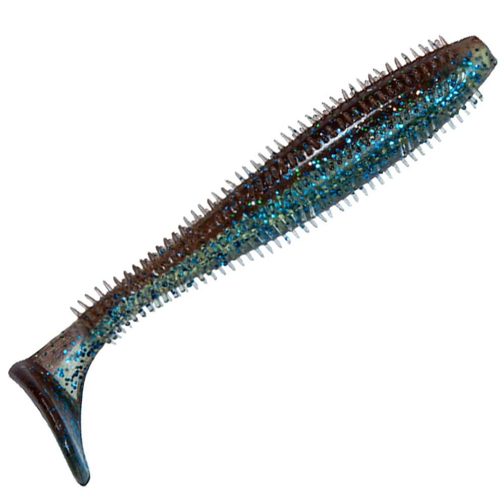 Fox Rage Spikey Shad Ultra UV Gummifisch 9cm - Blue Guts - 1 Stück