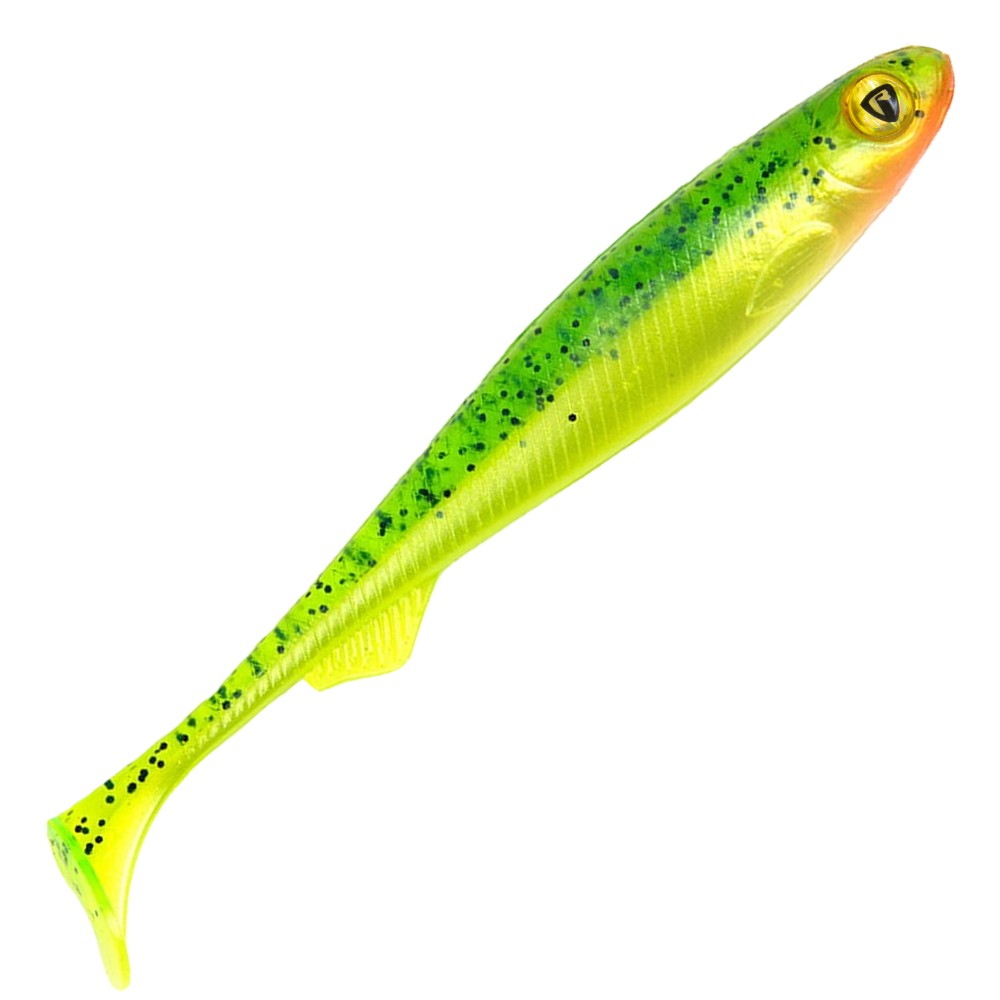 Fox Rage Slick Shad Ultra UV Gummifisch 13cm - Lemon Tiger - 1Stück