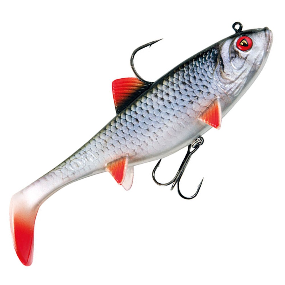 Fox Rage Replicant Wobbler - Swimbait 14cm - Natural Roach - 55g - 1 Stück