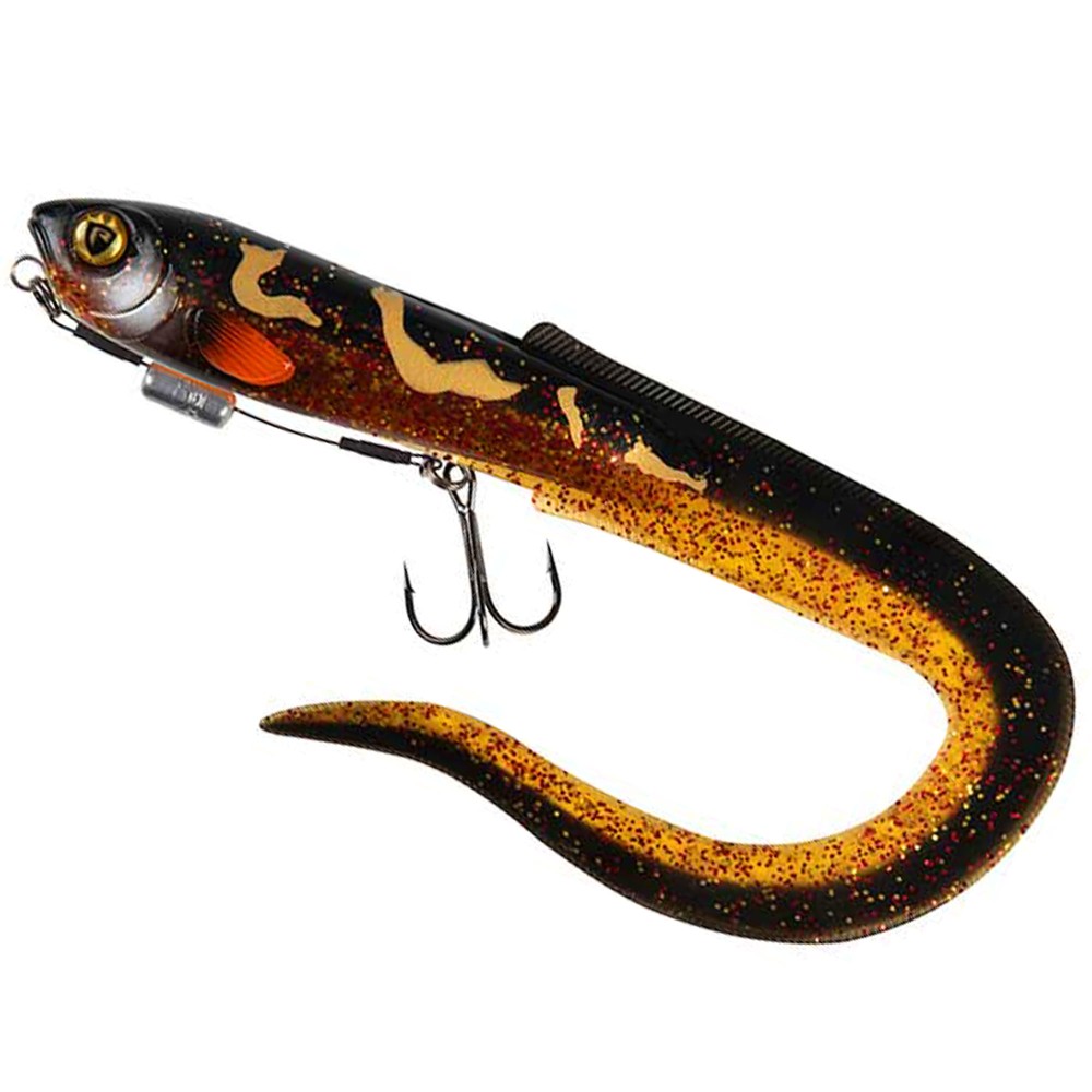 Fox Rage Slick Eel Loaded - Twister 21cm - UV Burbot - 25g