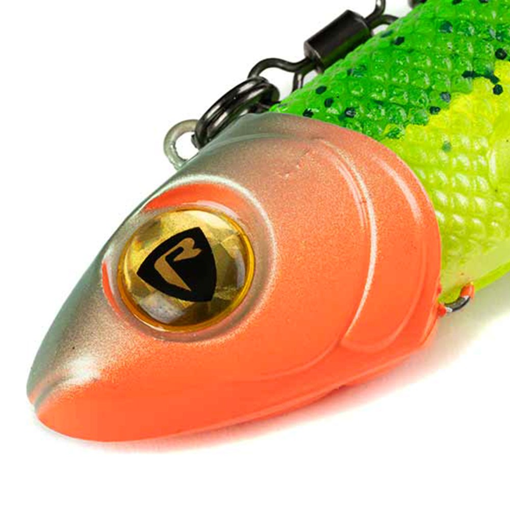 Fox Rage Pelagic Ready Rig - Slick Finesse - vormontierter Gummifisch 16cm - Lemon Tiger - 40g