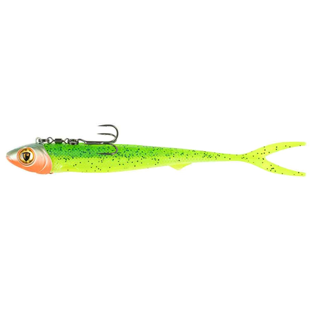 Fox Rage Pelagic Ready Rig - Slick Finesse - vormontierter Gummifisch 16cm - Lemon Tiger - 40g