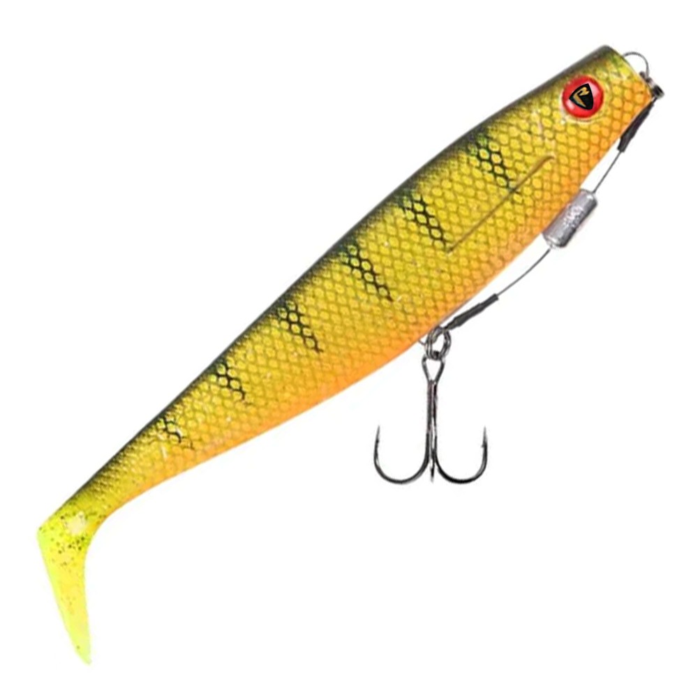 Fox Rage Pro Shad Loaded 14cm - UV Natural Perch - 24g - 1 Stück