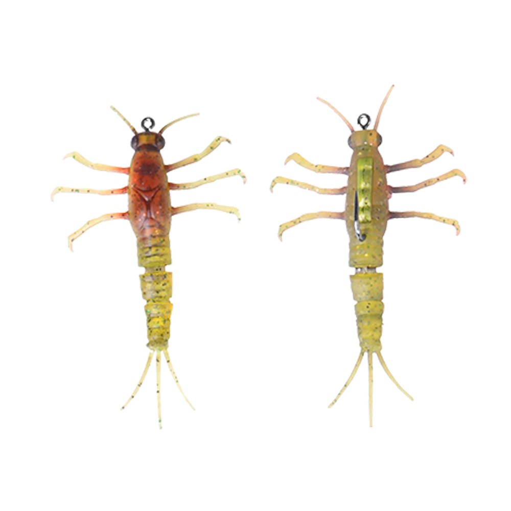 Savage Gear 3D TPE Mayfly Nymph 5cm - 2,5g - Olive - 1Stück