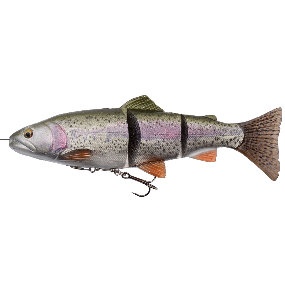 Savage Gear 4D Line Thru Trout Swimbait 20cm - 93g - Rainbow - 1Stück