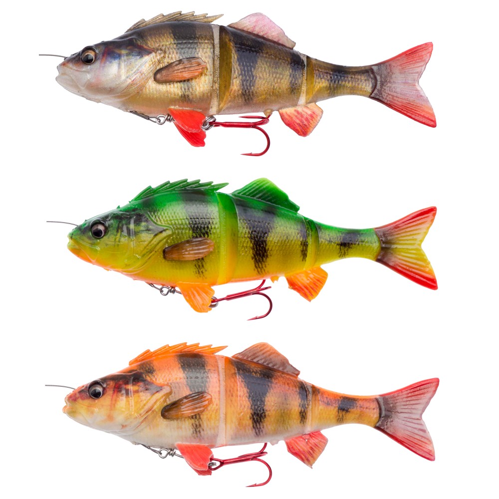 Savage Gear 4D Line Thru Perch Swimbait 17cm - 63g - Firetiger - 1Stück